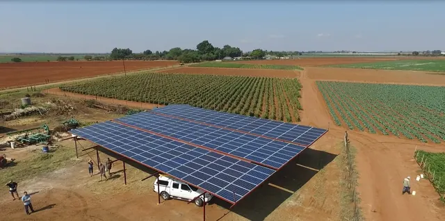 Marble Hall: A large-scale agricultural solar array installation supporting farm operations.